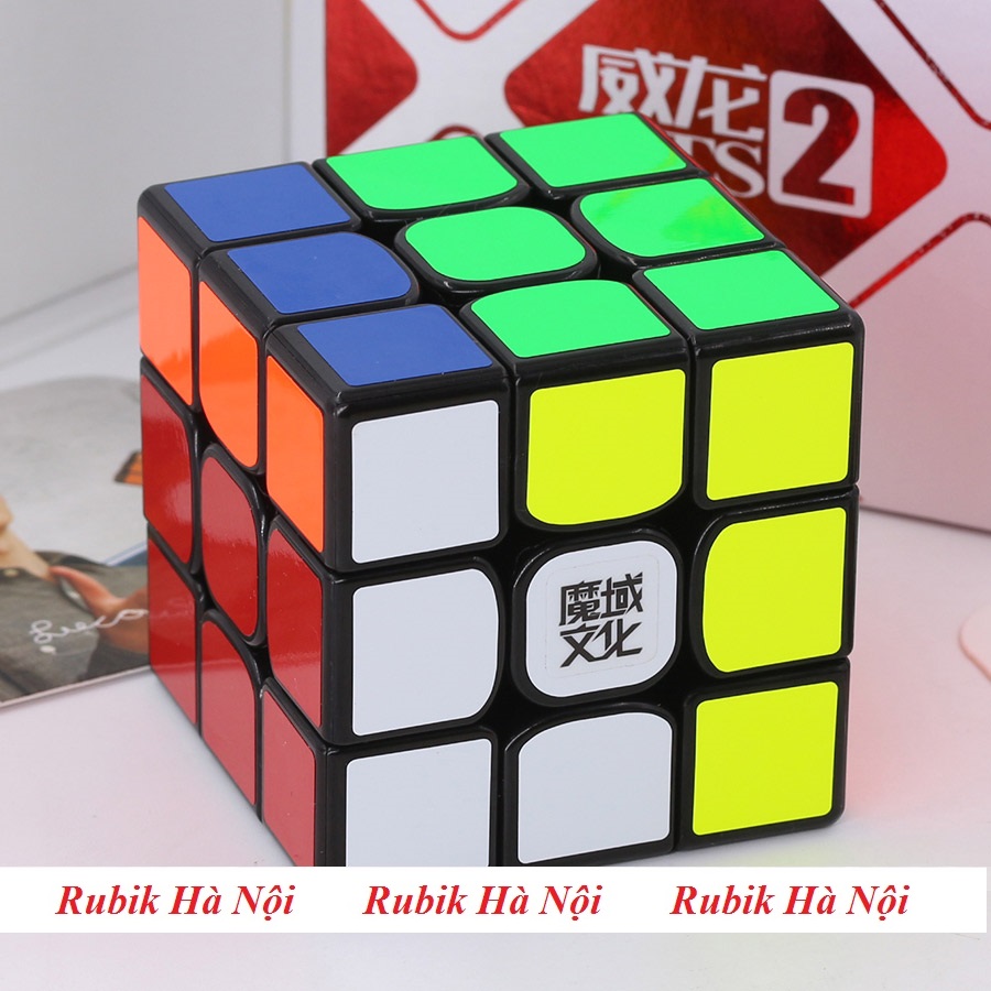 3X3X3 Moyu Weilong Gts V2 Đen Có Nam Châm Cao Cấp – Rubik Ha Noi